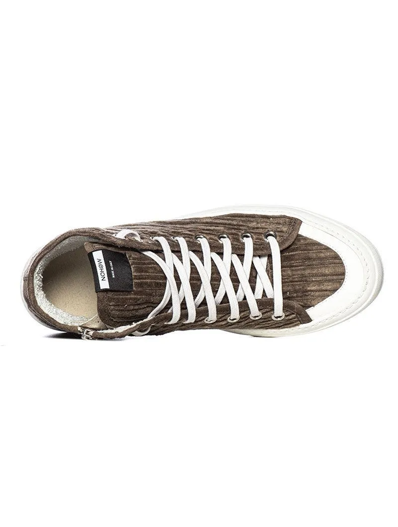 003 SNEAKERS IN VELVET GREEN