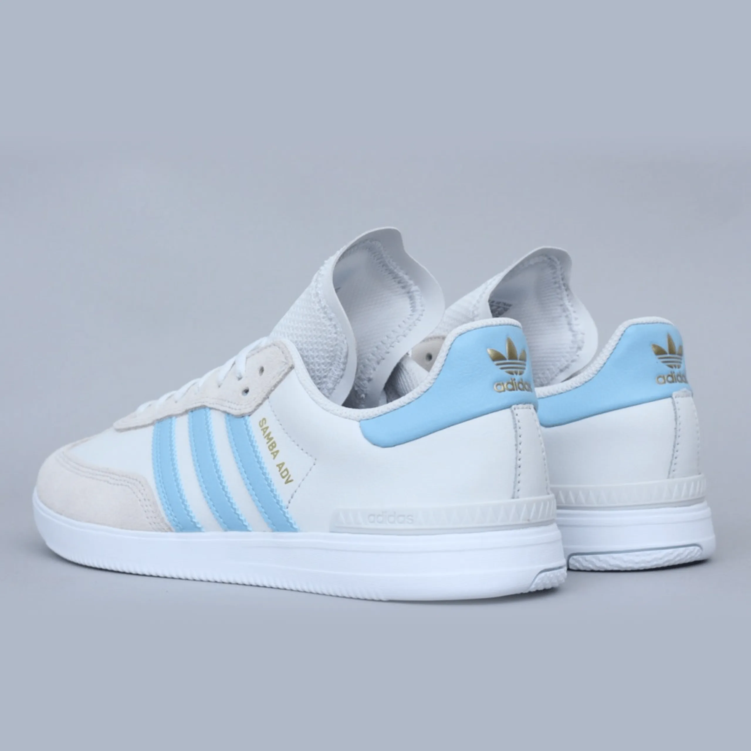 adidas Samba Advance Shoes Crystal White / Clear Blue / Footwear White