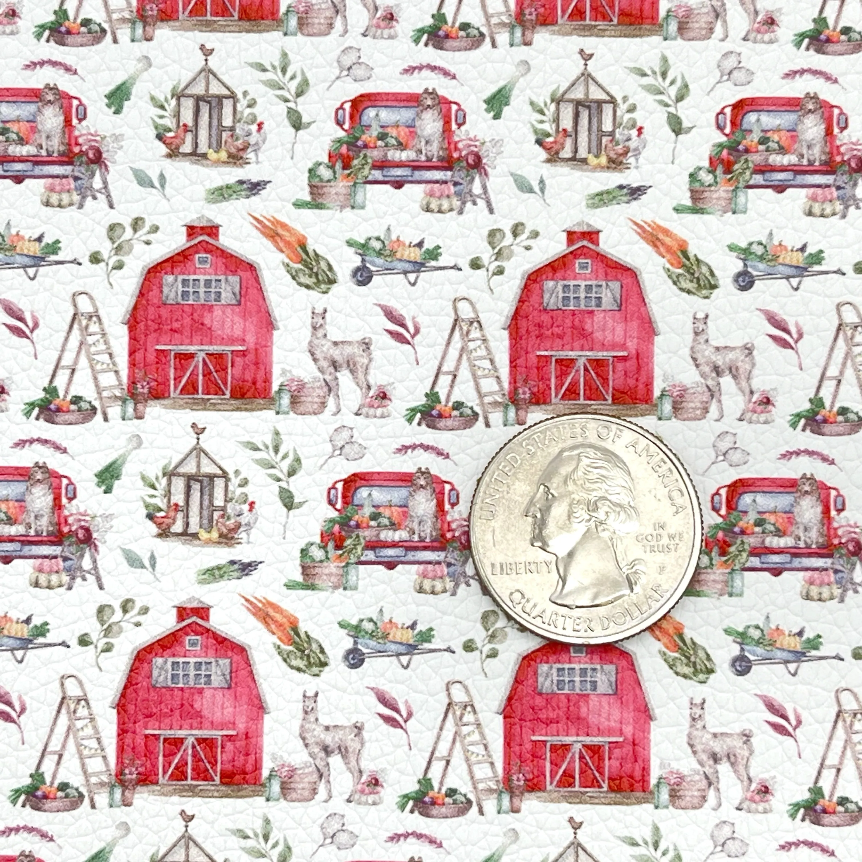 ALPACA FARM - Custom Printed Leather