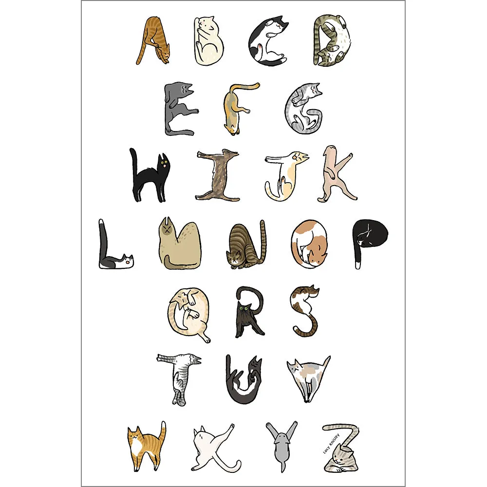 AlphaCats Print