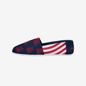 Arizona Wildcats Womens Stripe Canvas Shoe