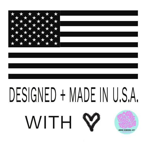 Blue Striped Women's Dress, American Patriotic Flag Inspired Designer Dress - Made in USA