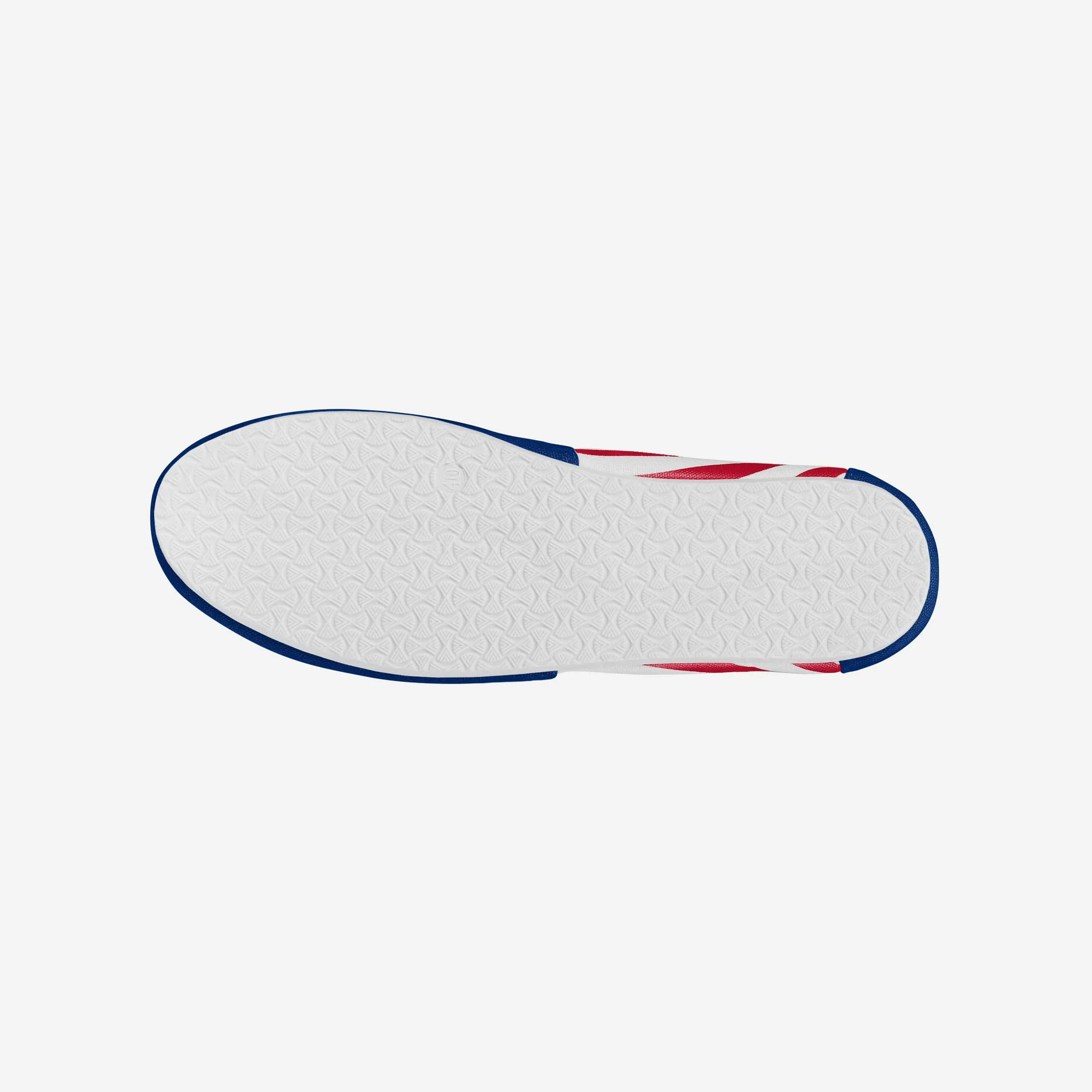 Chicago Cubs Womens Stripe Canvas Shoe