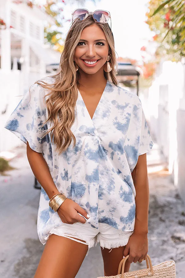 Cloud Gazer Satin Shift Top