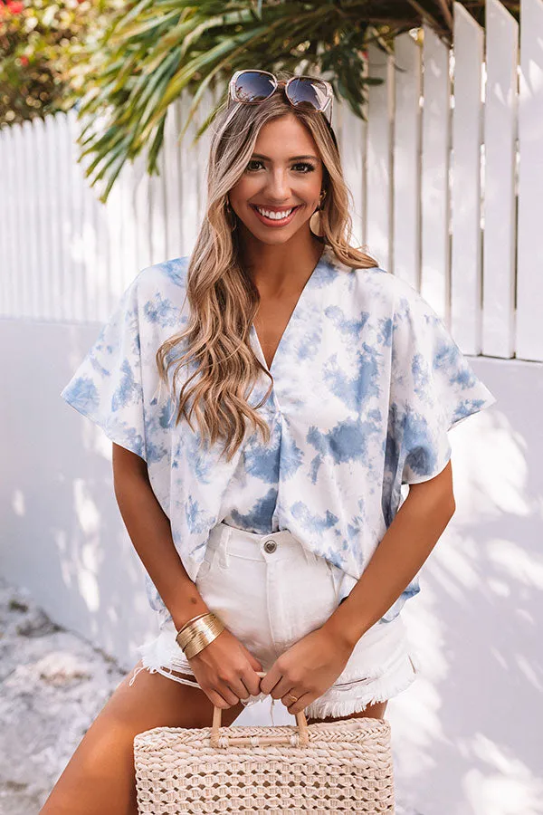 Cloud Gazer Satin Shift Top