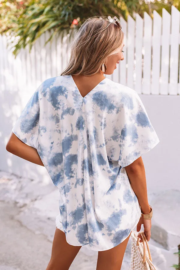 Cloud Gazer Satin Shift Top