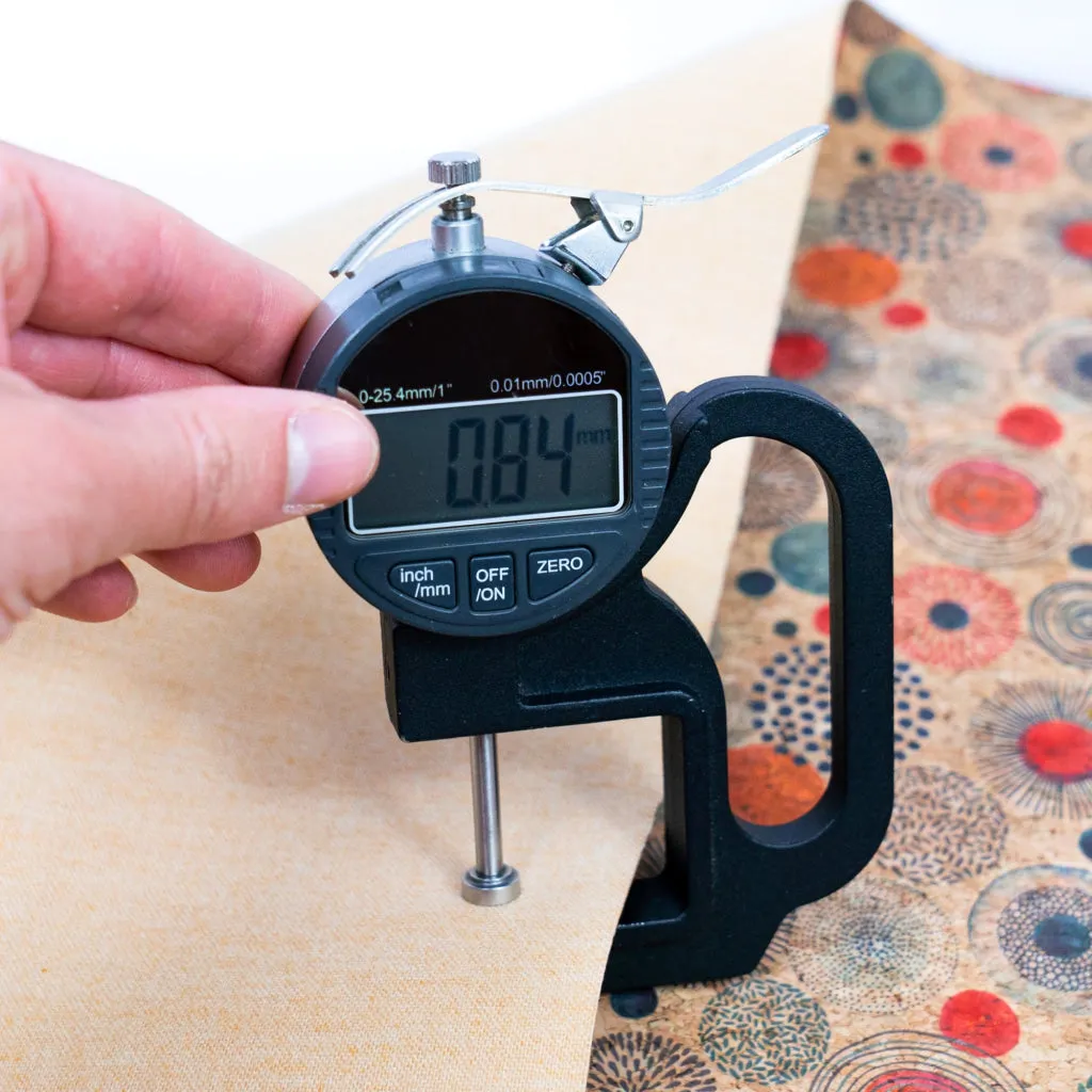Colorful Circle Patterns on Cork Fabric COF-539