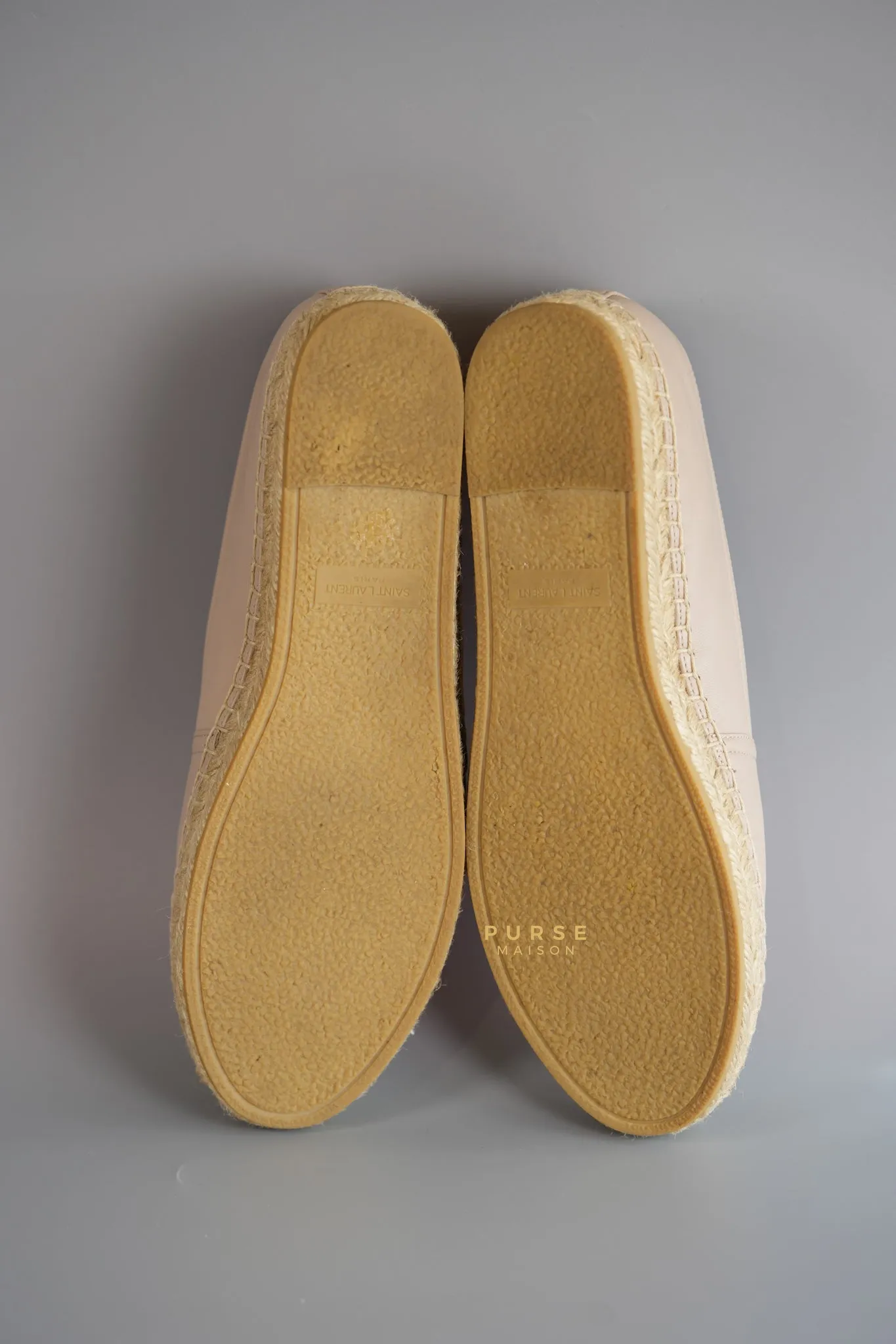 Espadrilles in Poudre Lambskin Leather Size 38 (25cm)