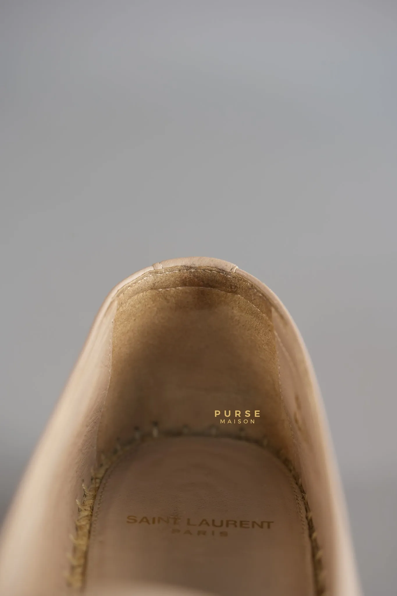 Espadrilles in Poudre Lambskin Leather Size 38 (25cm)