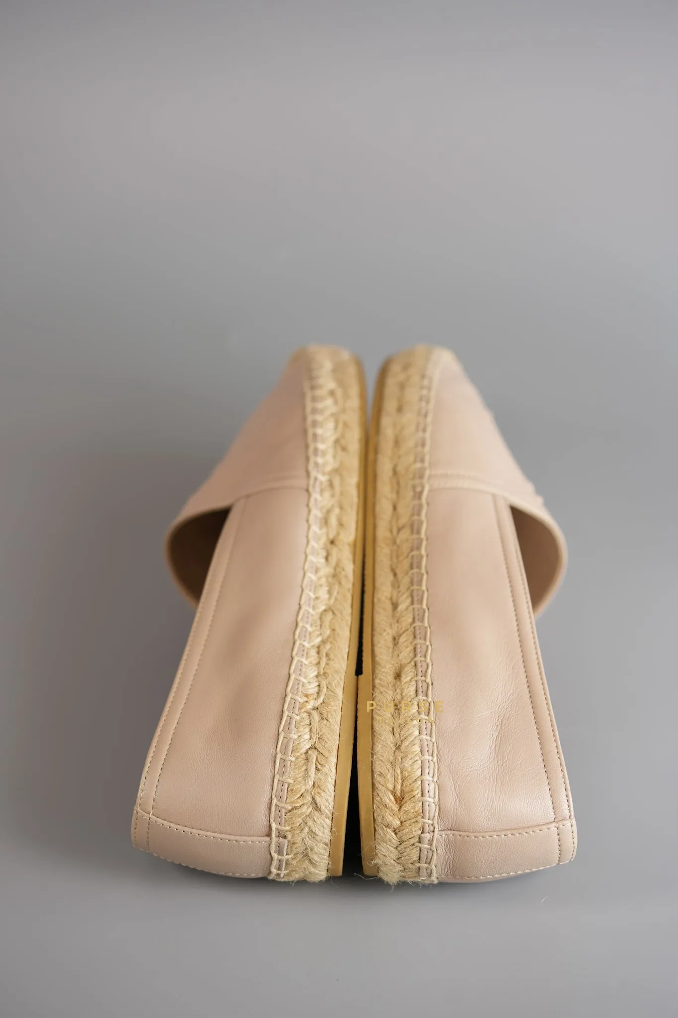 Espadrilles in Poudre Lambskin Leather Size 38 (25cm)