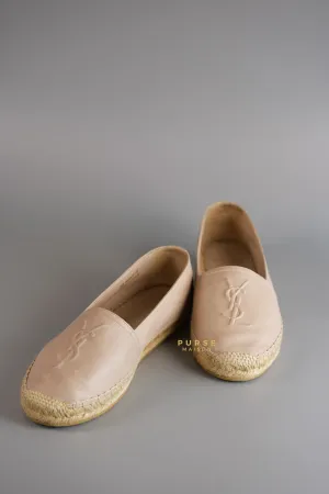Espadrilles in Poudre Lambskin Leather Size 38 (25cm)