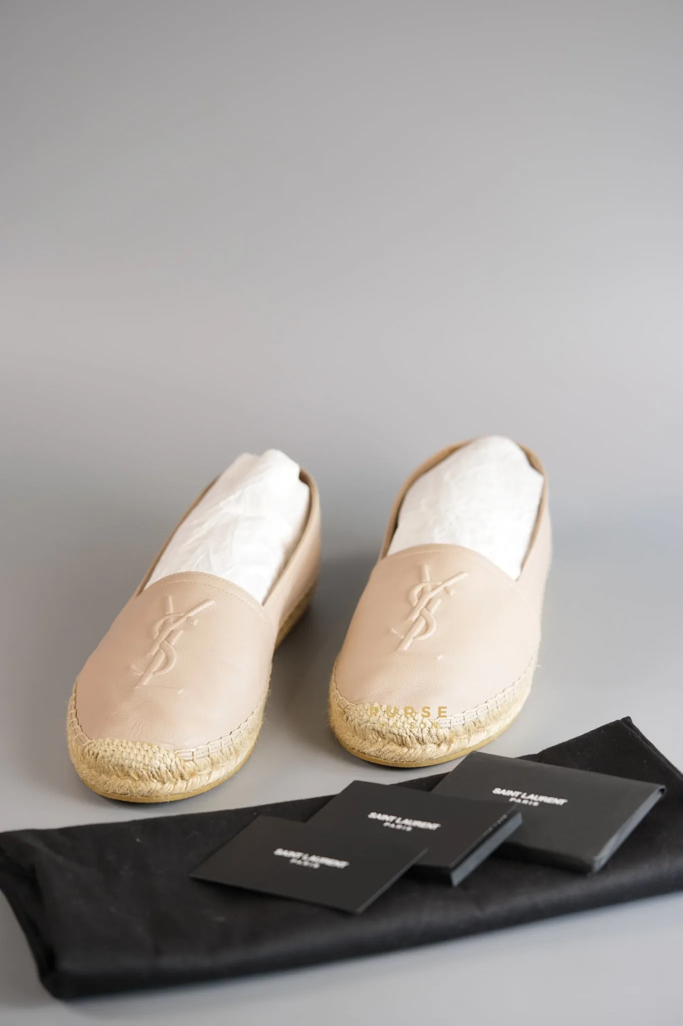 Espadrilles in Poudre Lambskin Leather Size 38 (25cm)