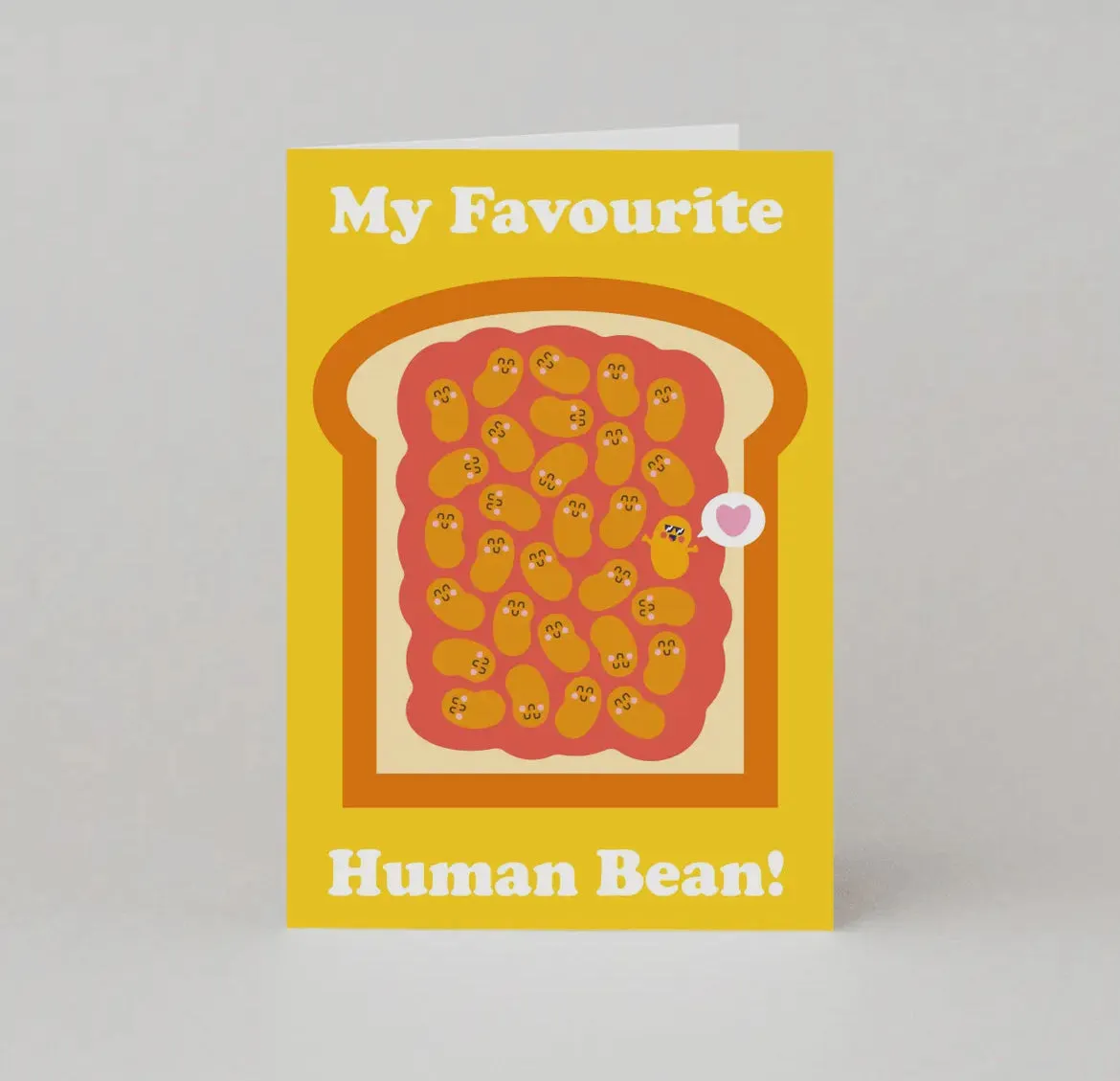Favourite Human Bean Card