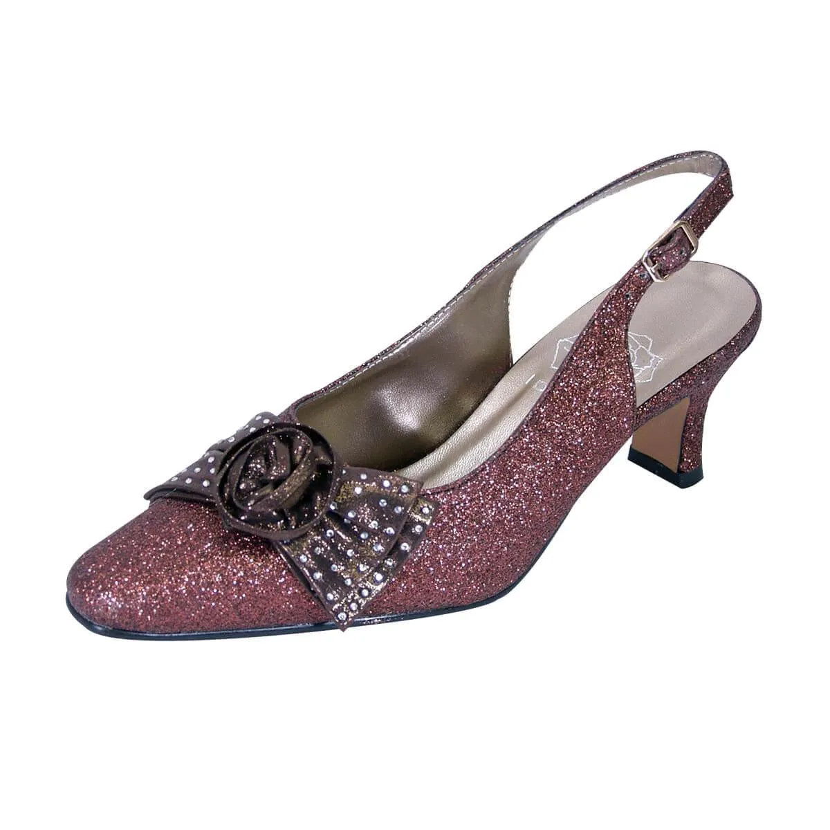 FLORAL Alaina Women's Wide Width Glitter Slingback Shoes