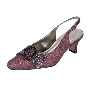 FLORAL Alaina Women's Wide Width Glitter Slingback Shoes