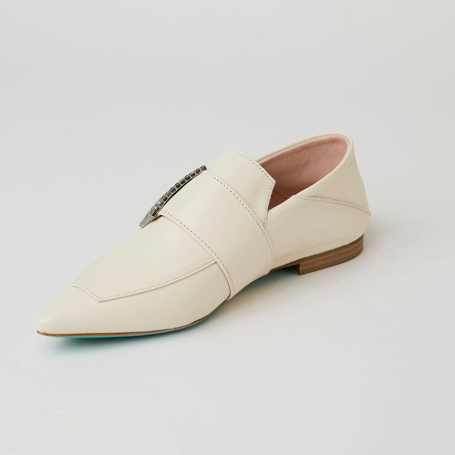 Fratelli Russo Cream Leather Loafers