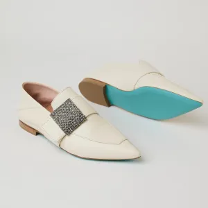 Fratelli Russo Cream Leather Loafers