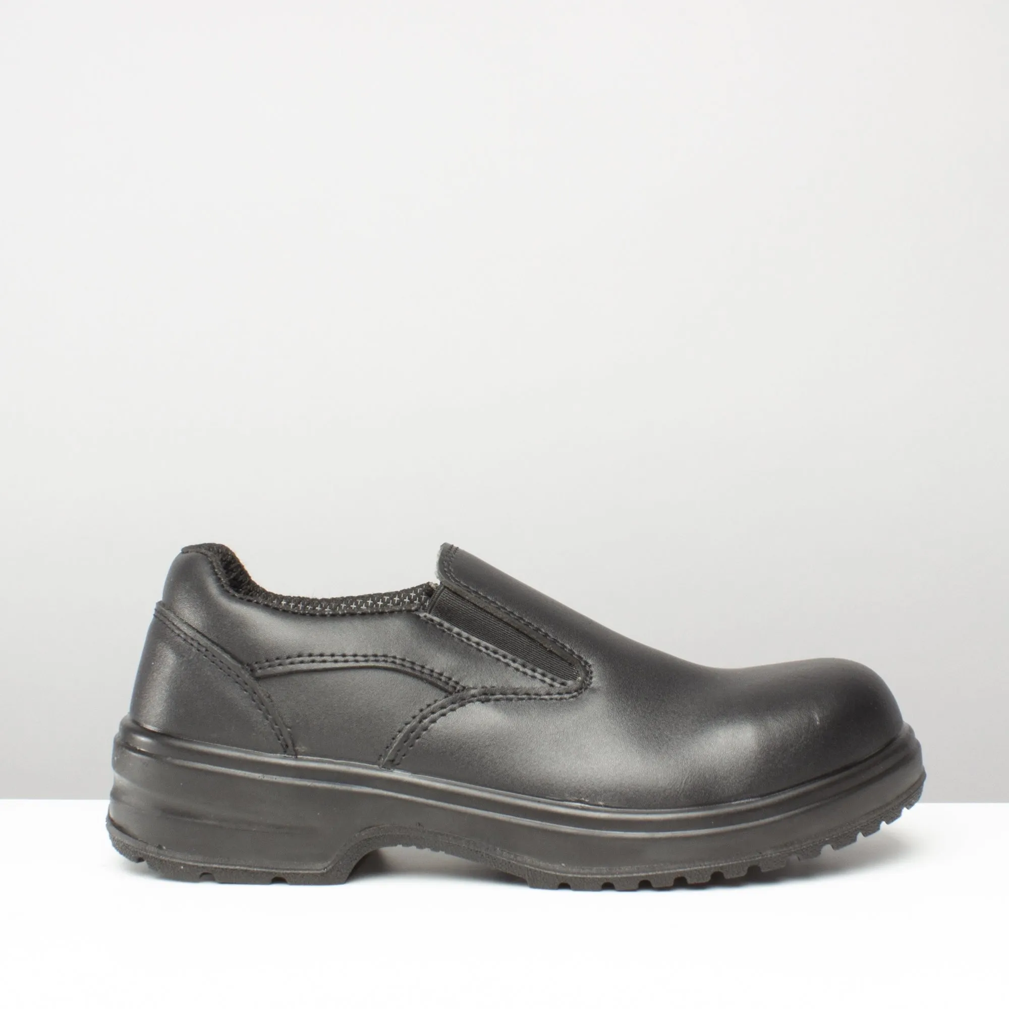 FS94C Ladies Leather Safety Shoes Black