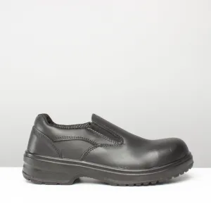 FS94C Ladies Leather Safety Shoes Black