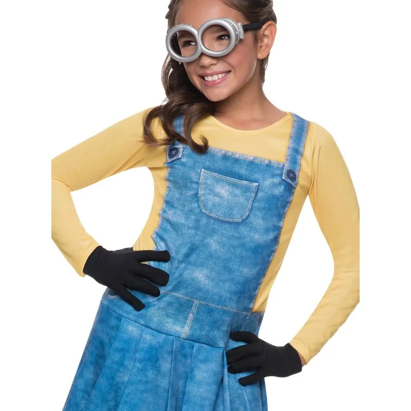 Girls Minion Costume - Size 3-4 Years