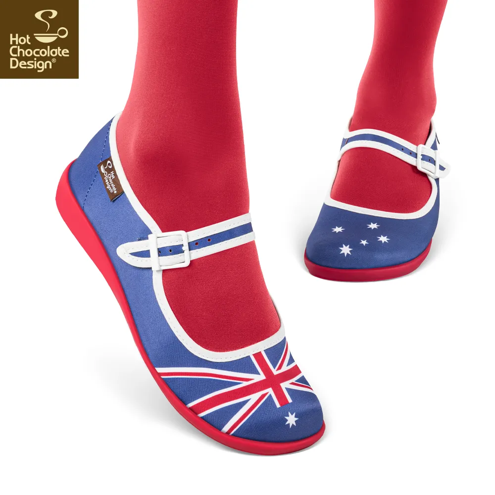 Hot Chocolate Design Australian Flag