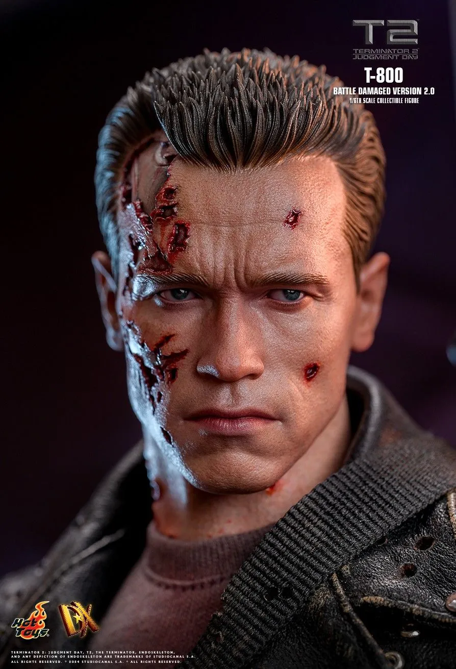 Hot Toys DX46 - Terminator 2 : Judgment Day - T800 Battle Damaged Version【Pre-Order】