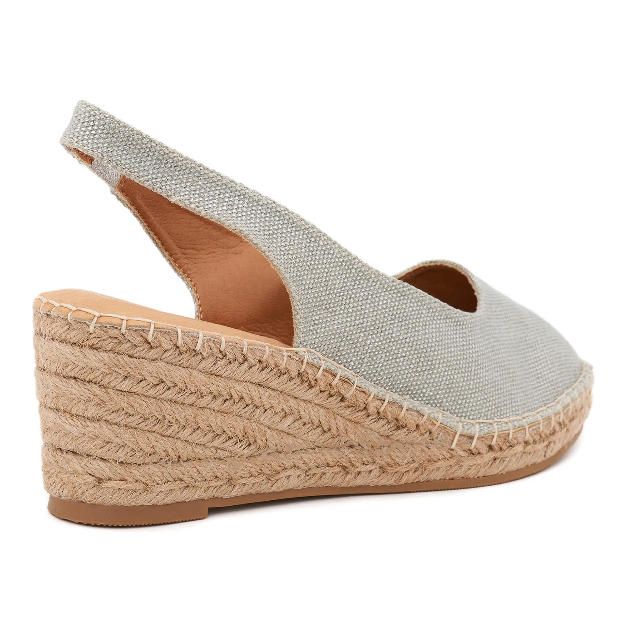 Imelda Light Gold & Beige Espadrille