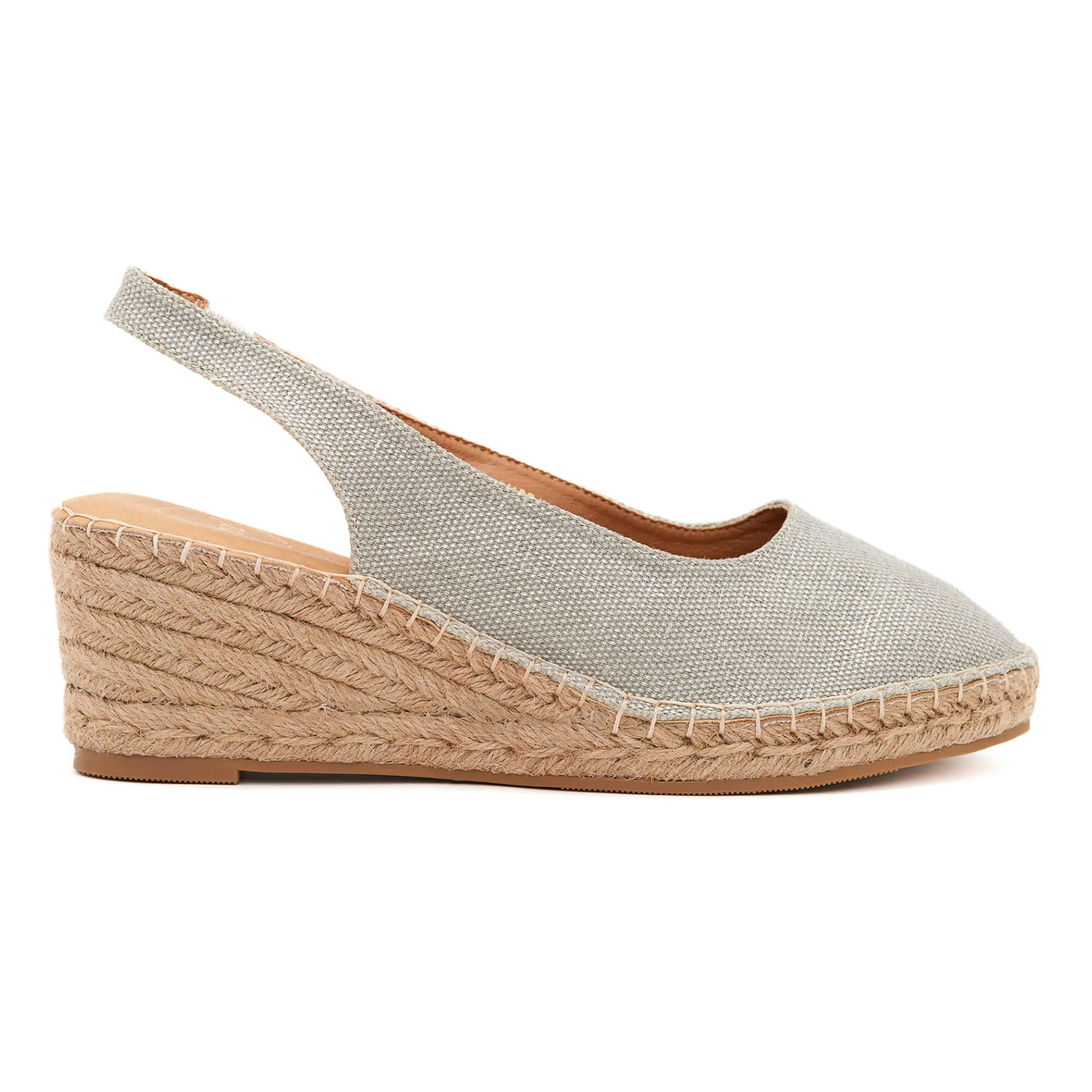 Imelda Light Gold & Beige Espadrille