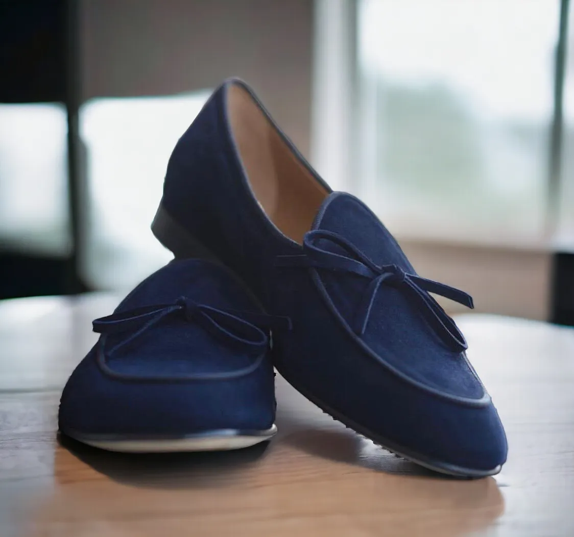 Jack Marc Fashion Tassel Suede Loafers for Men
