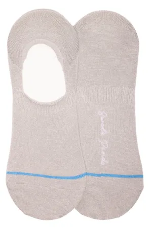 Light Grey "No-Show" Bamboo Socks (His)