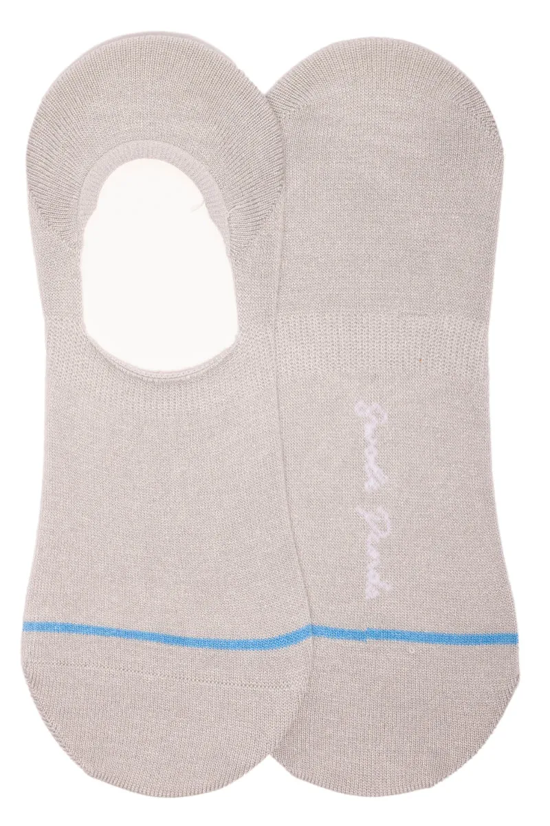 Light Grey "No-Show" Bamboo Socks (His)
