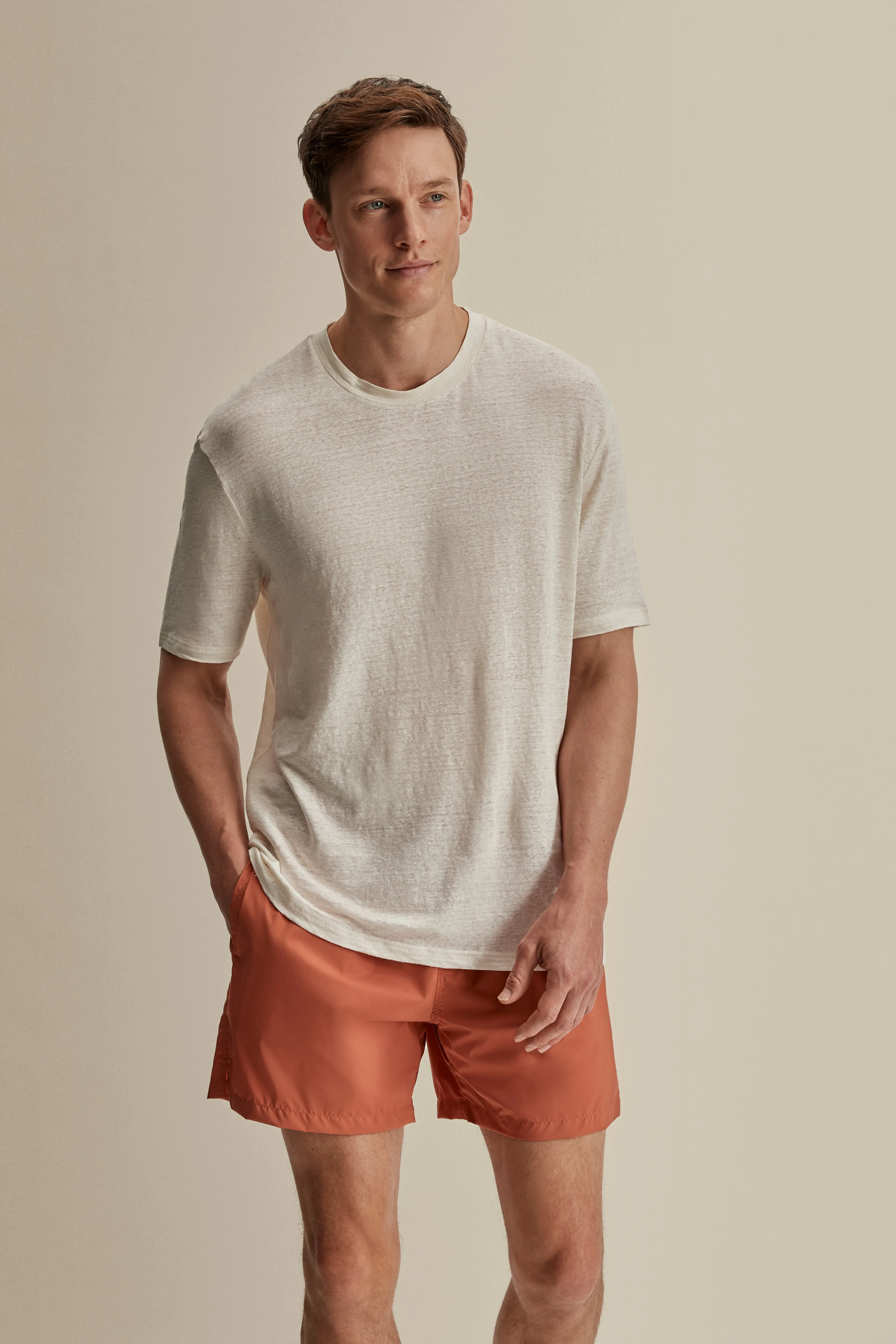 Nylon Mid Length Swim Shorts