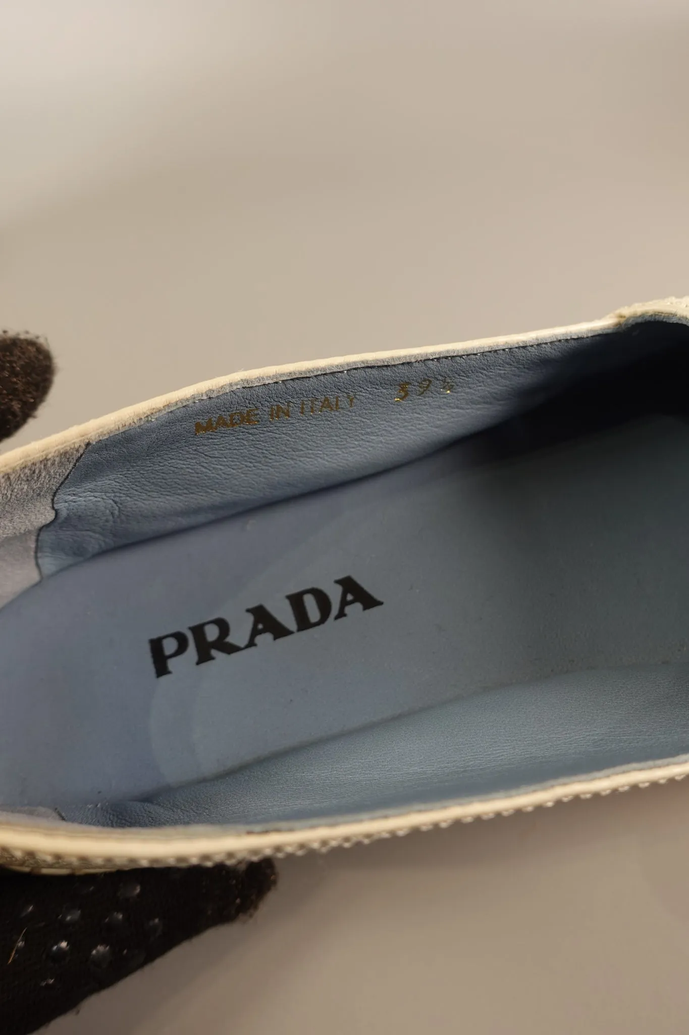 Open Toe Platform Espadrilles in Off White Size 39.5 (26cm)