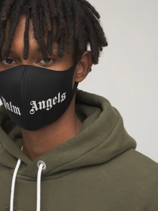 Palm Angels   LOGO PRINT TECH MASK 