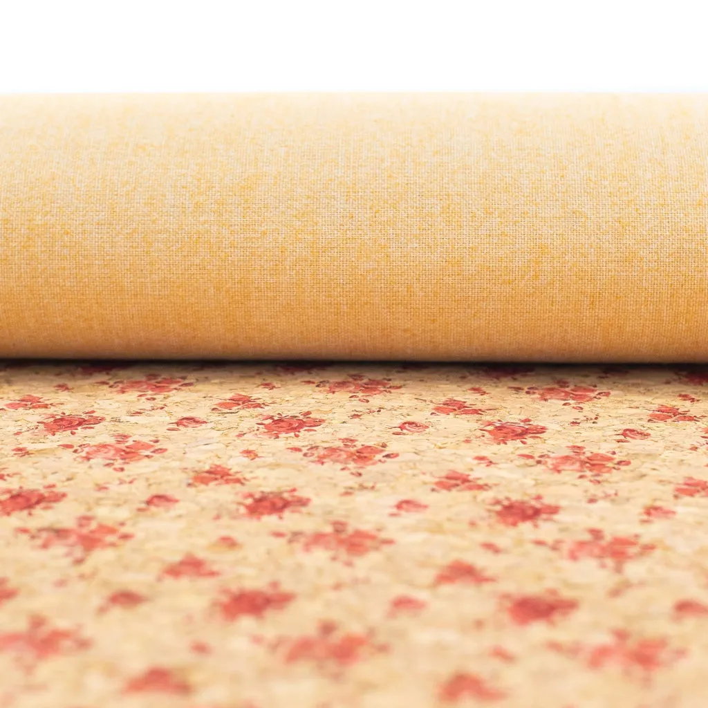 Pink Bouquet, Cork Fabric COF-366-A