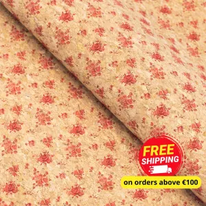 Pink Bouquet, Cork Fabric COF-366-A