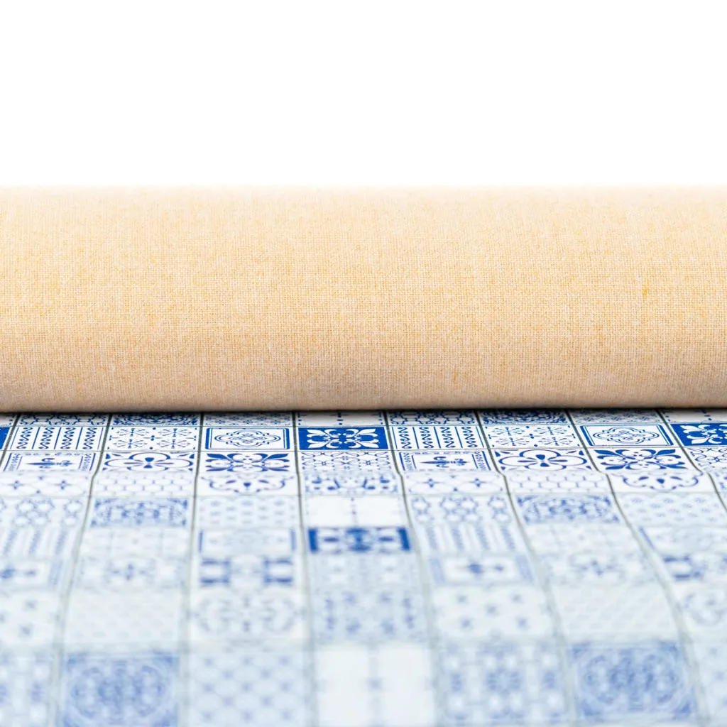 Printed Cork Fabric with Artistic Floral Pattern COF-560