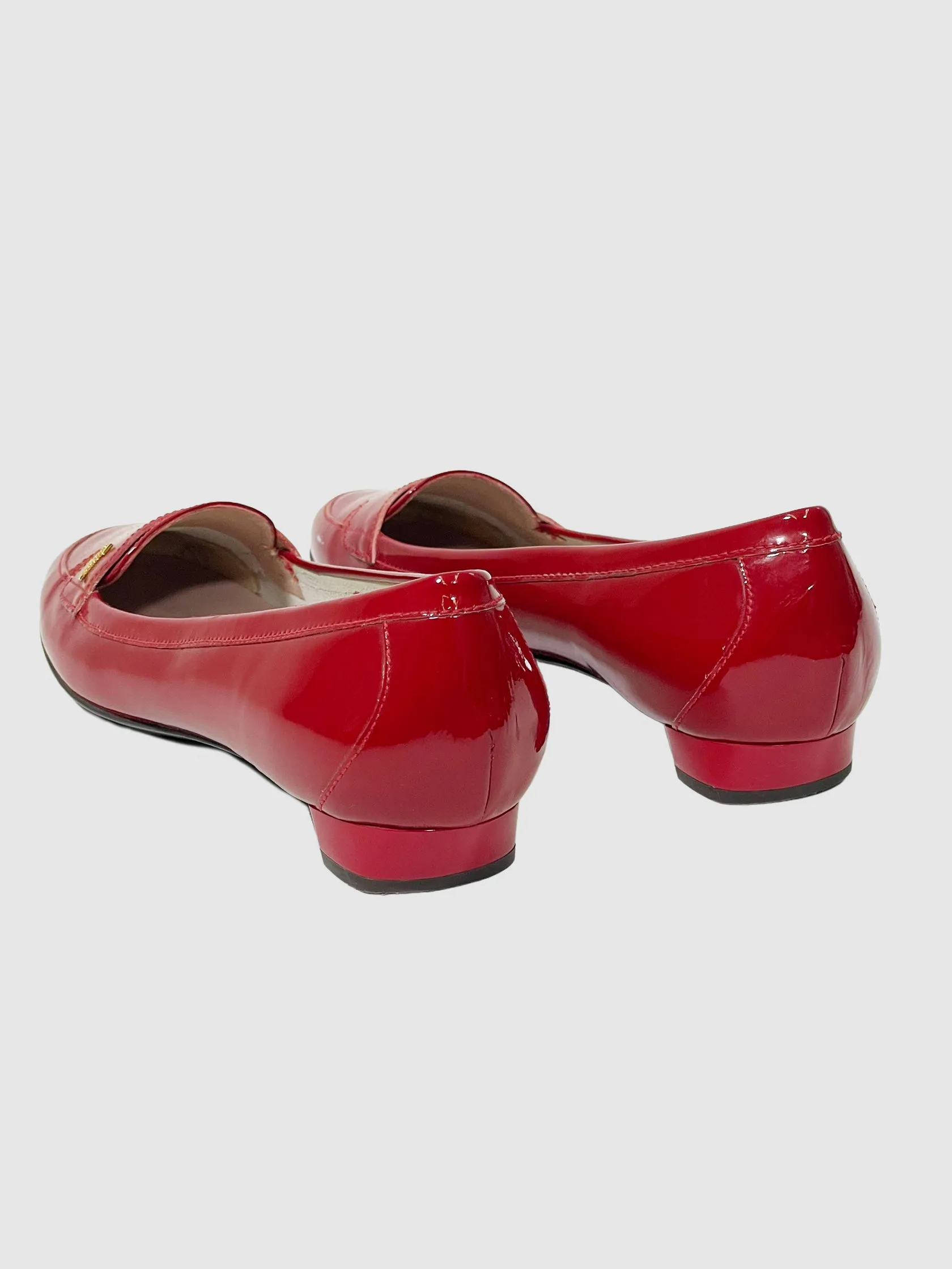 Salvatore Ferragamo Patent Loafers - Size 9