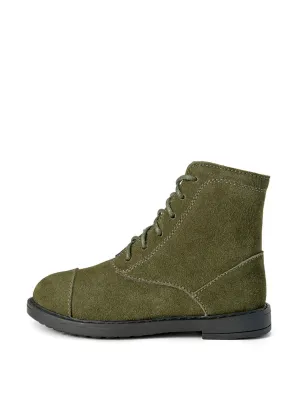 Thomas suede winter khaki boots