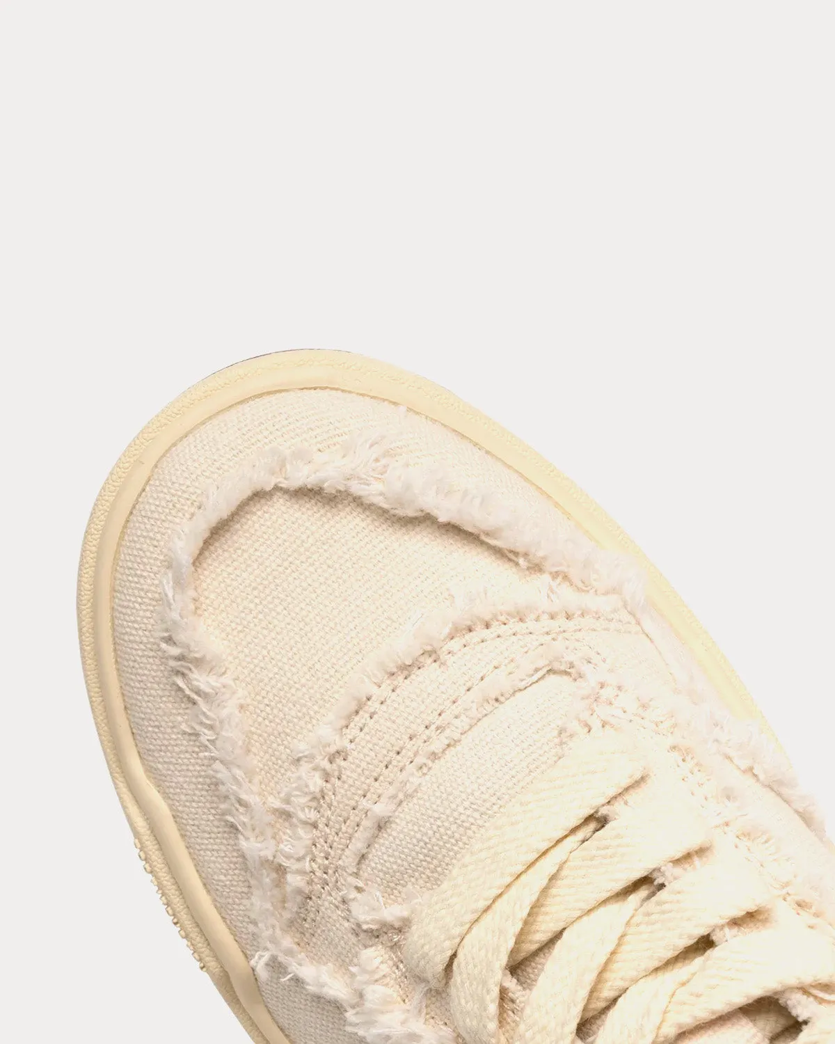 Urban Basketball Canvas Beige Low Top Sneakers