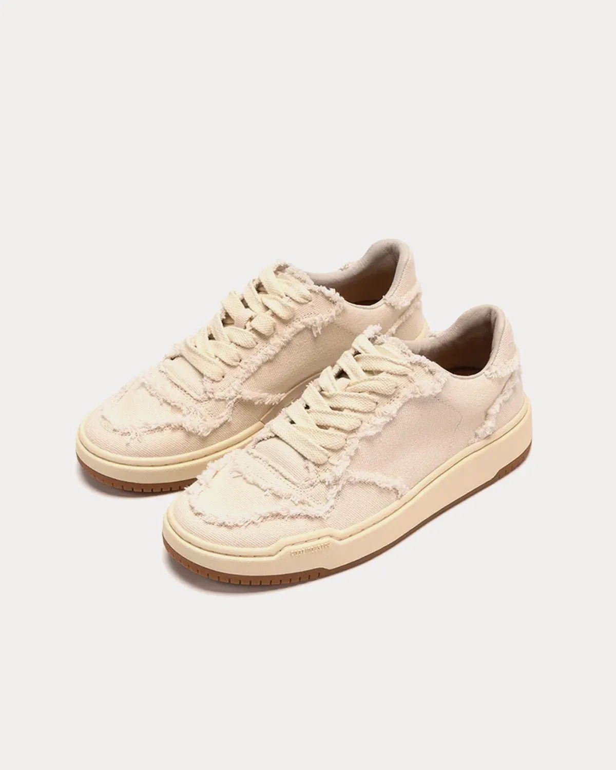 Urban Basketball Canvas Beige Low Top Sneakers