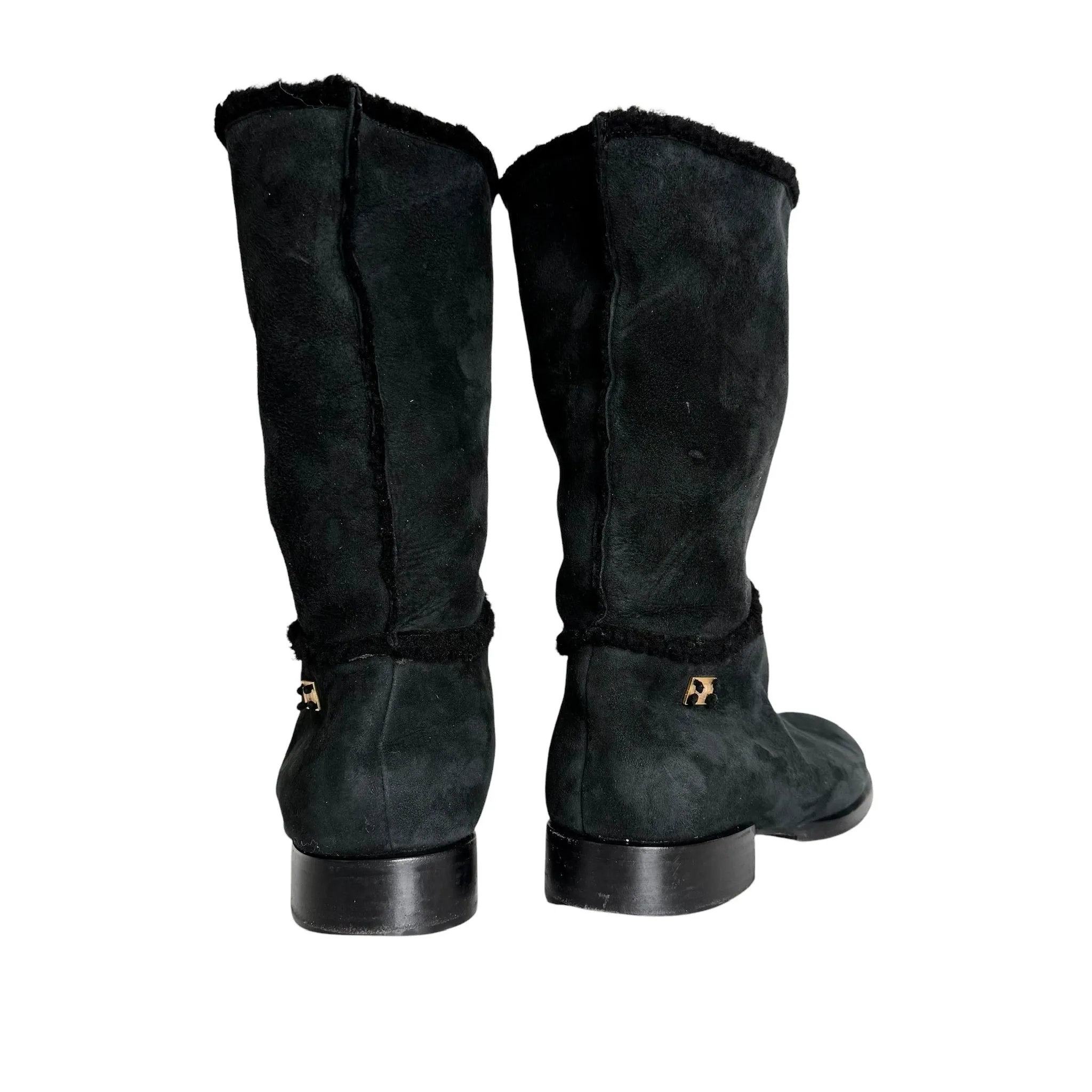 Vintage Shearling Boots - 11