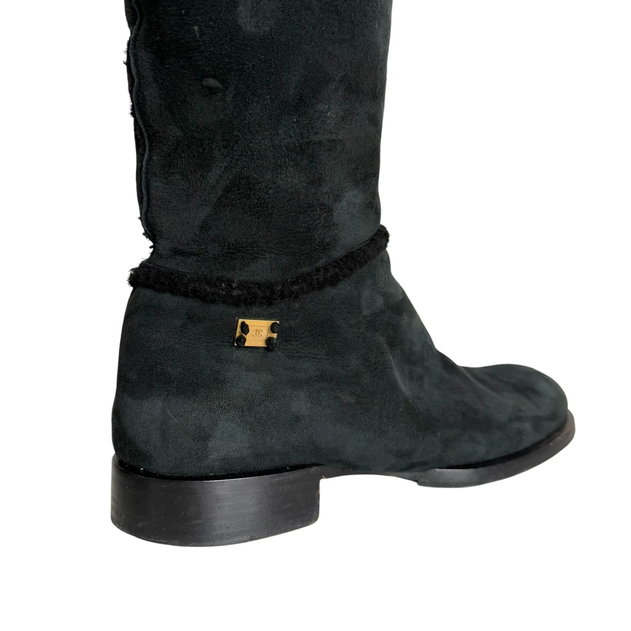 Vintage Shearling Boots - 11